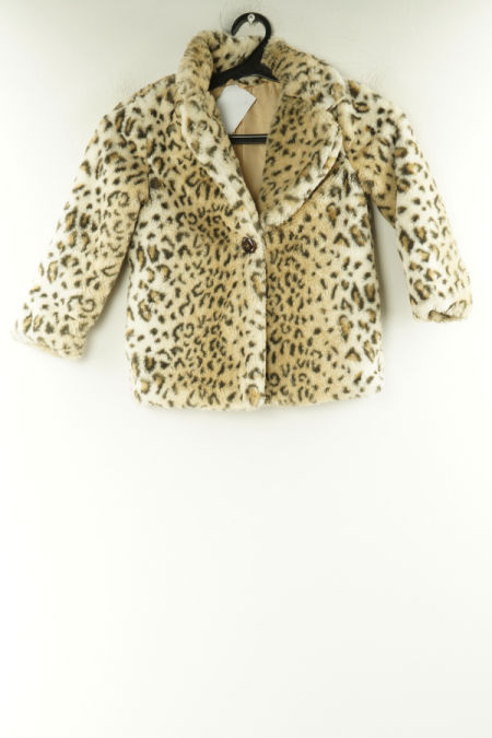 Płaszcz beżowy w cętki