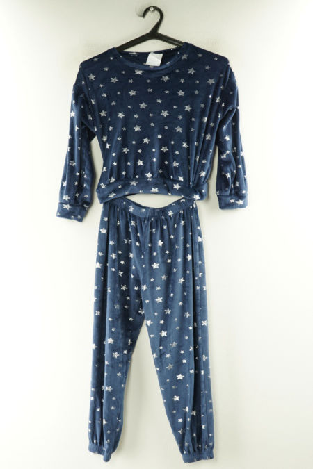 Piżama granatowa w srebrne gwiazdki
