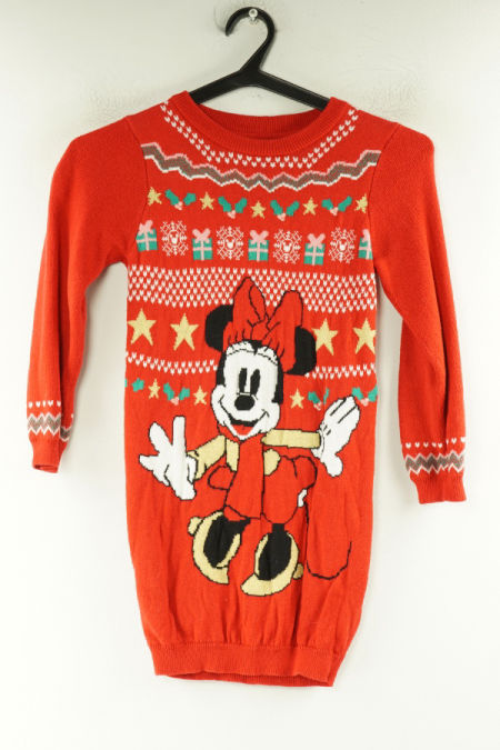 Sukienka sweterkowa czerwona