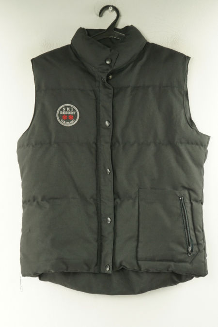 Kamizelka czarna pikowana