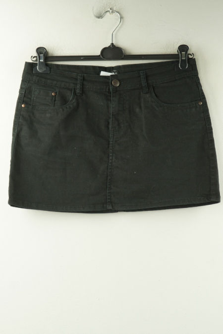 Spódnica czarna krótka jeansowa