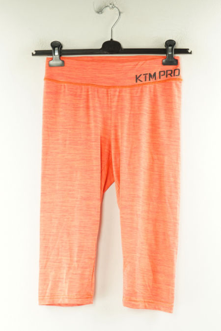 Legginsy 3/4 pomarańczowe sportowe