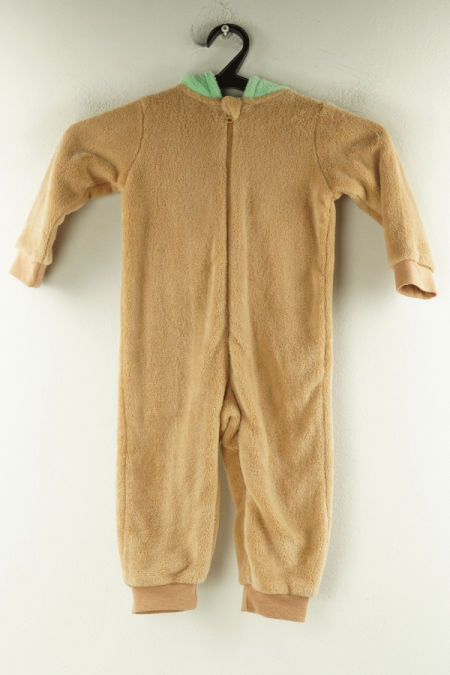 Pajac beżowy polarowy