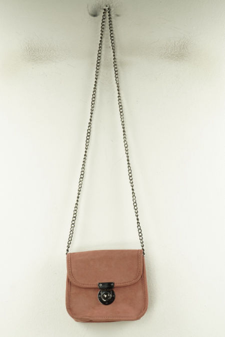 Torebka mała brudny róż