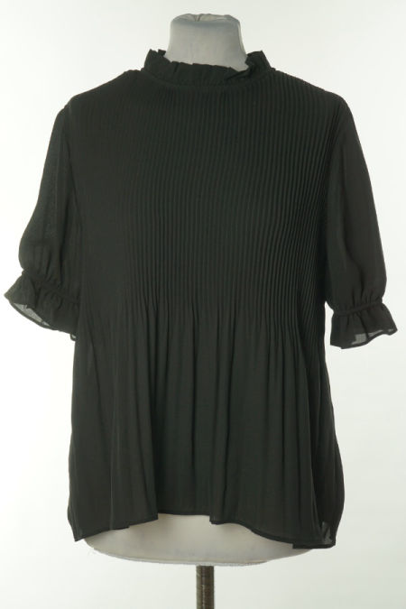 Bluzka czarna prążkowana