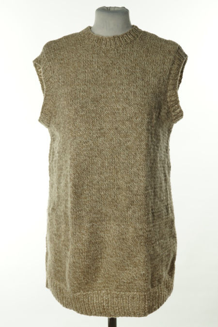 Kamizelka beżowa sweterkowa