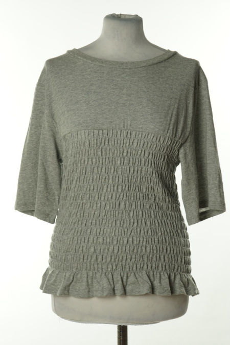 Koszulka szara z marszczeniem