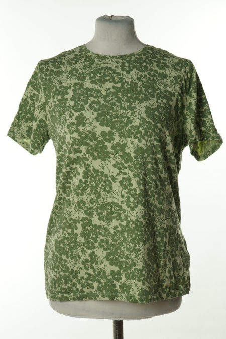 Koszulka zielona kwiecista