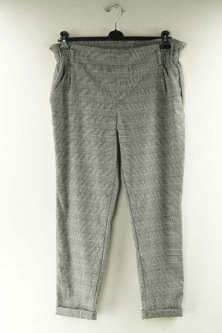 Spodnie materiałowe w kratkę