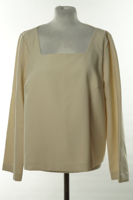 Bluzka beżowa wizytowa