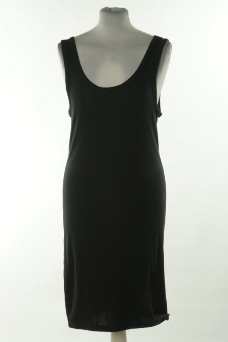 Sukienka czarna gładka basic, H&M