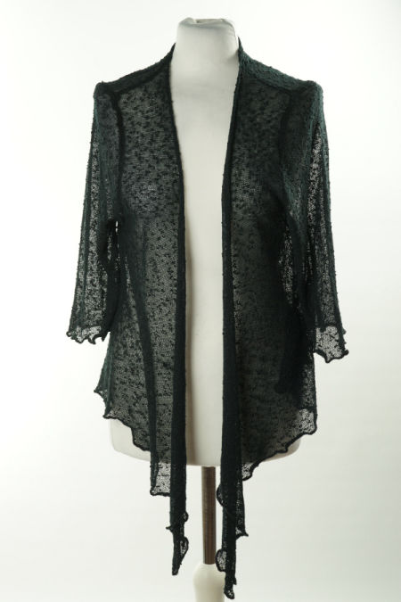 Narzutka czarna sweterkowa