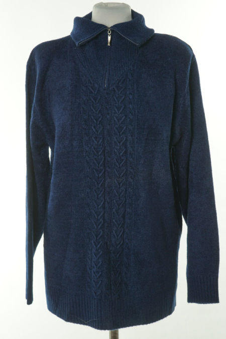 Sweter granatowy(35%wełny)