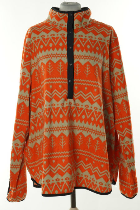 Bluza pomarańczowo-szara