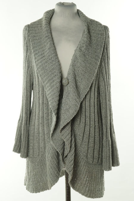 Narzutka szara sweterkowa