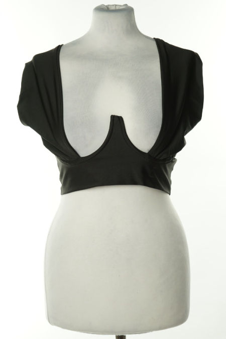 Top czarny na ramiączkach