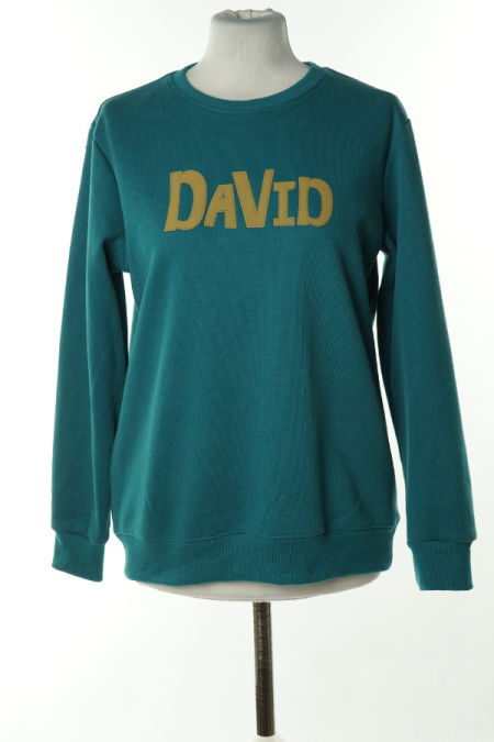 Bluza zielona z napisem