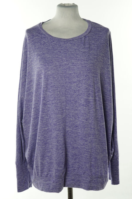 Bluzka fioletowa melanż