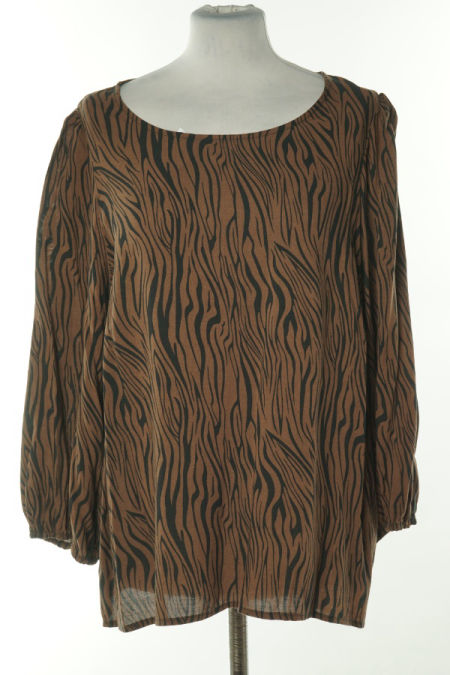 Bluzka brązowo-czarna
