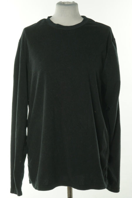 Bluzka czarna cienka polarowa, PRIMARK