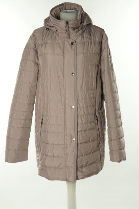 Płaszcz wrzosowy pikowany