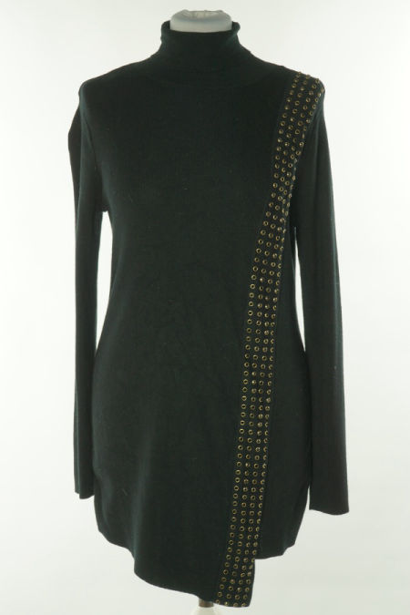 Sukienka czarna z dżetami