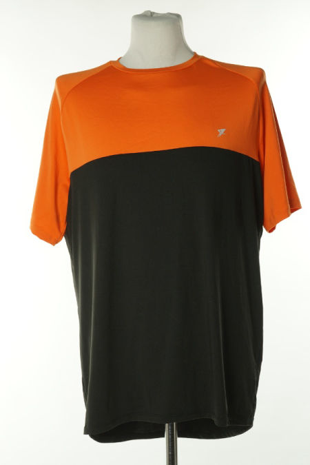 Koszulka pomarańczowo-czarna sportowa