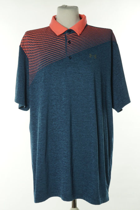 Koszulka granatowo-różowa sportowa, UNDER ARMOUR