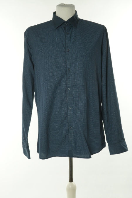 Koszula granatowa w kropki