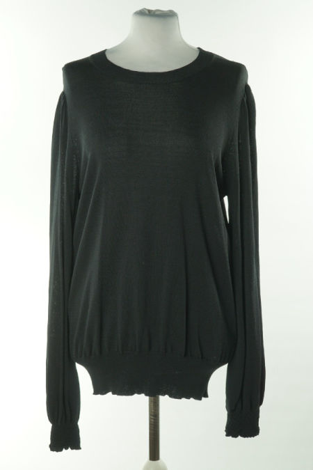 Sweter cienki czarny