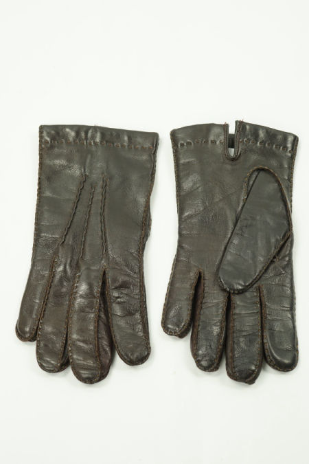 Rękawiczki ciemnobrązowe