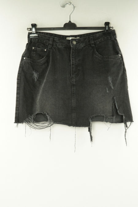 Spódnica czarna jeansowa