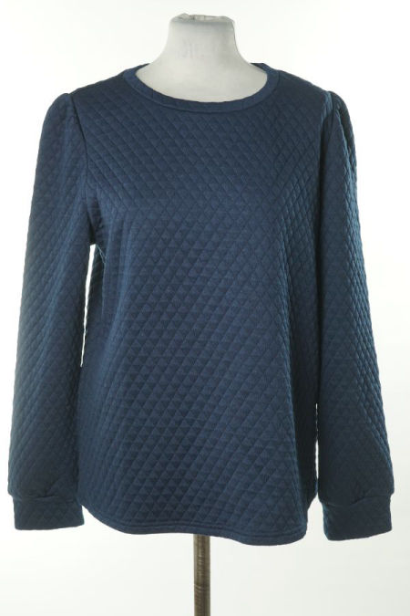 Bluza granatowa pikowana