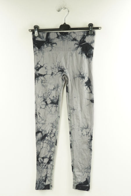 Legginsy szaro - czarne