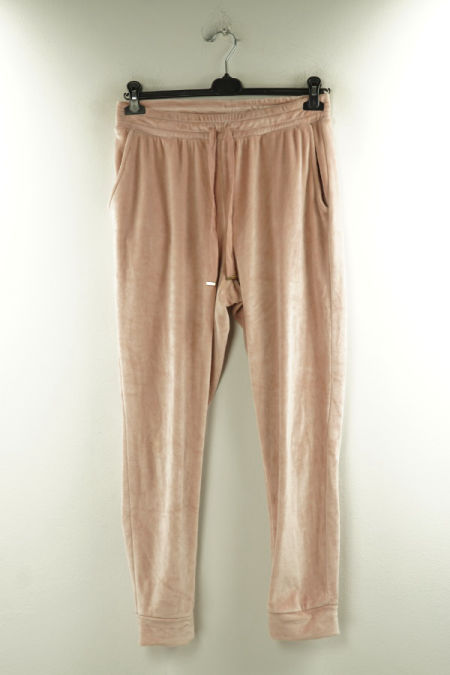 Spodnie dresowe welurowe różowe