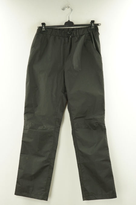 Spodnie czarne przeciwdeszczowe sportowe