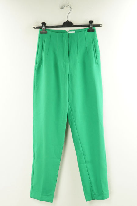 Spodnie zielone z kantem
