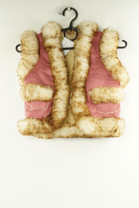 Kamizelka różowa z misiem