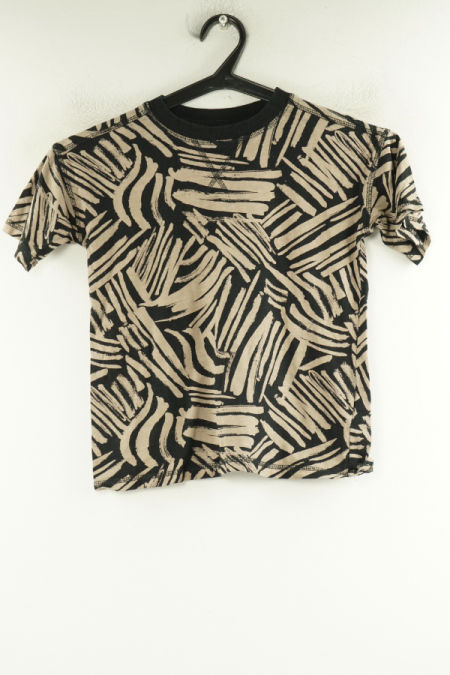 Bluzka czarnmo - beżowa