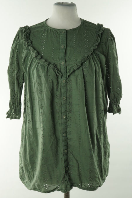 Koszula zielona ażurowa