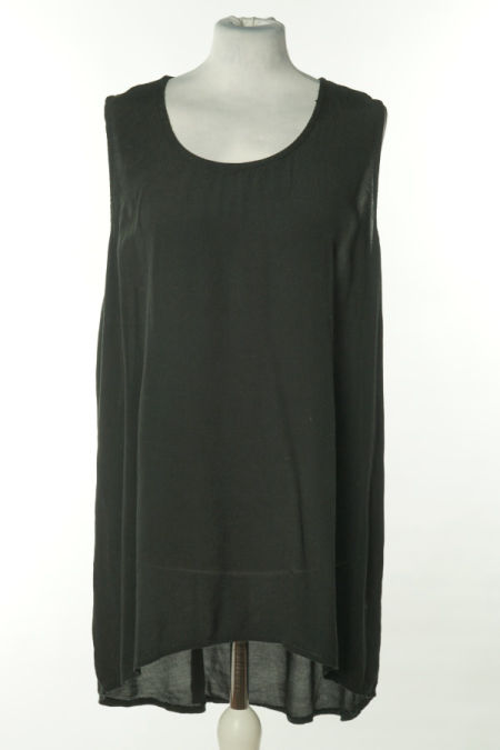 Bluzka czarna na szerokich ramiączkach