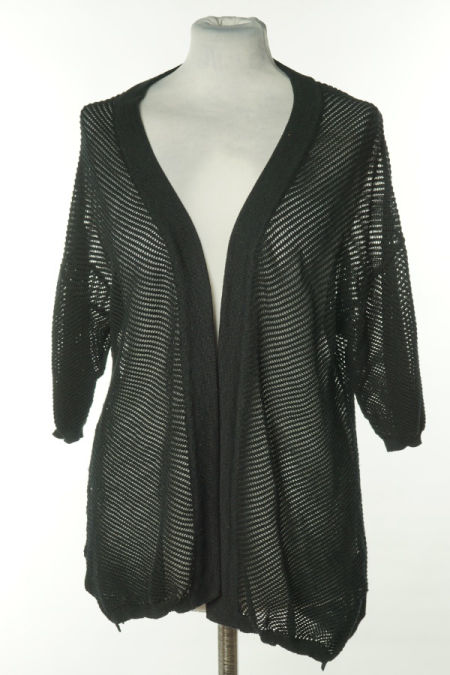 Narzutka czarna sweterkowa