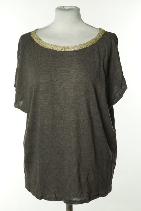 Bluzka sweterkowa brązowa