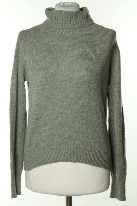 Golf szary z domieszką wełny (27%)