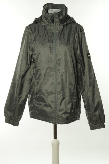 Kurtka szara przeciwdeszczowa