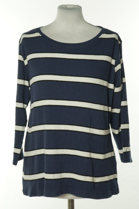 Bluzka niebieska w białe paski