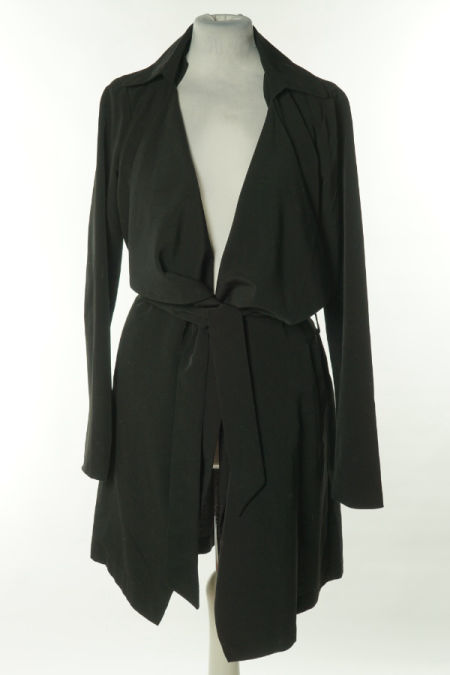 Narzutka czarna z paskiem