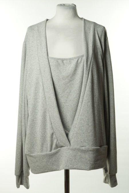 Bluzka szara melanż