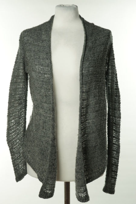 Narzutka szara sweterkowa