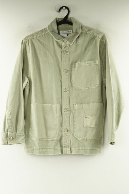 Koszula zielona jeansowa